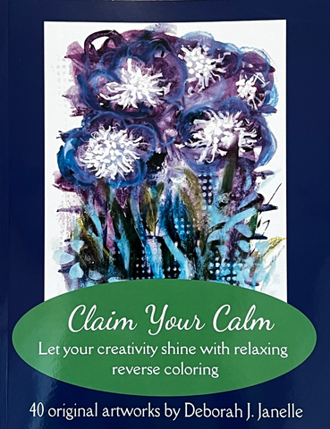 Claim Your Calm - Let your creativity shine with relaxing reverse coloring